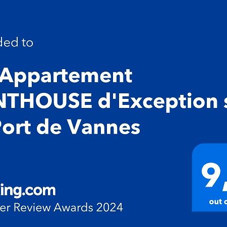 Un Appartement Penthouse D'Exception Sur Le Port De Vannes Bagian luar foto